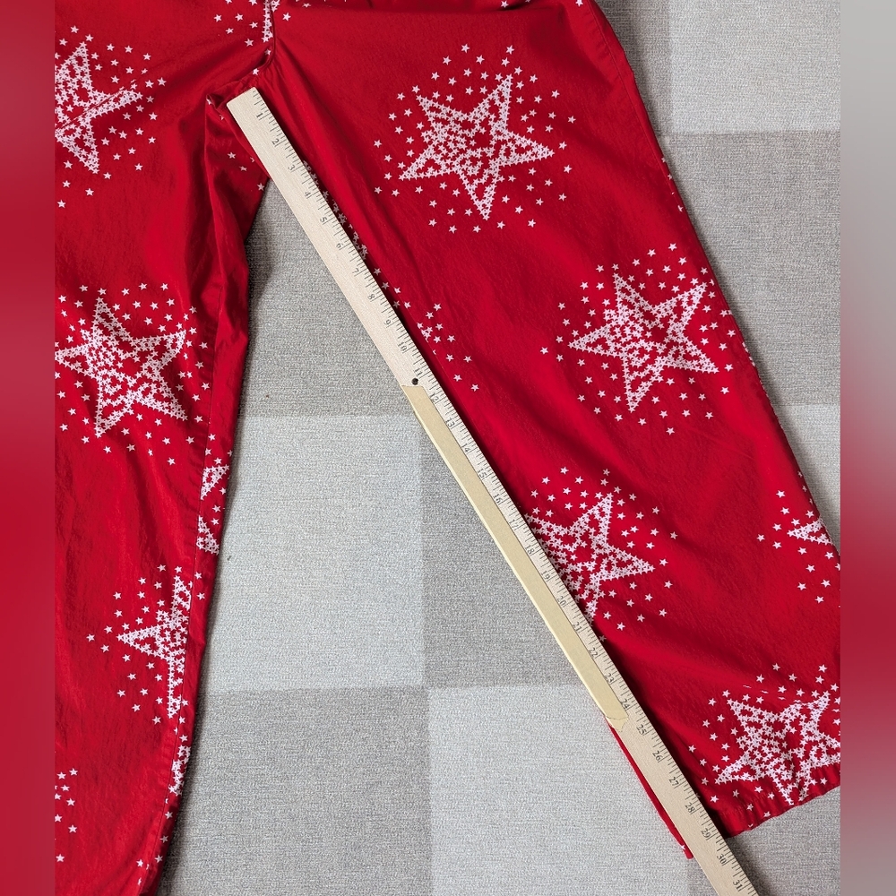 Victoria's Secret PINK y2k red star print pajama pants - Picture 5 of 6